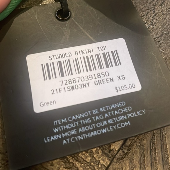 Cynthia Rowley Studded Bikini Top and Bottoms - Picture 4 of 9